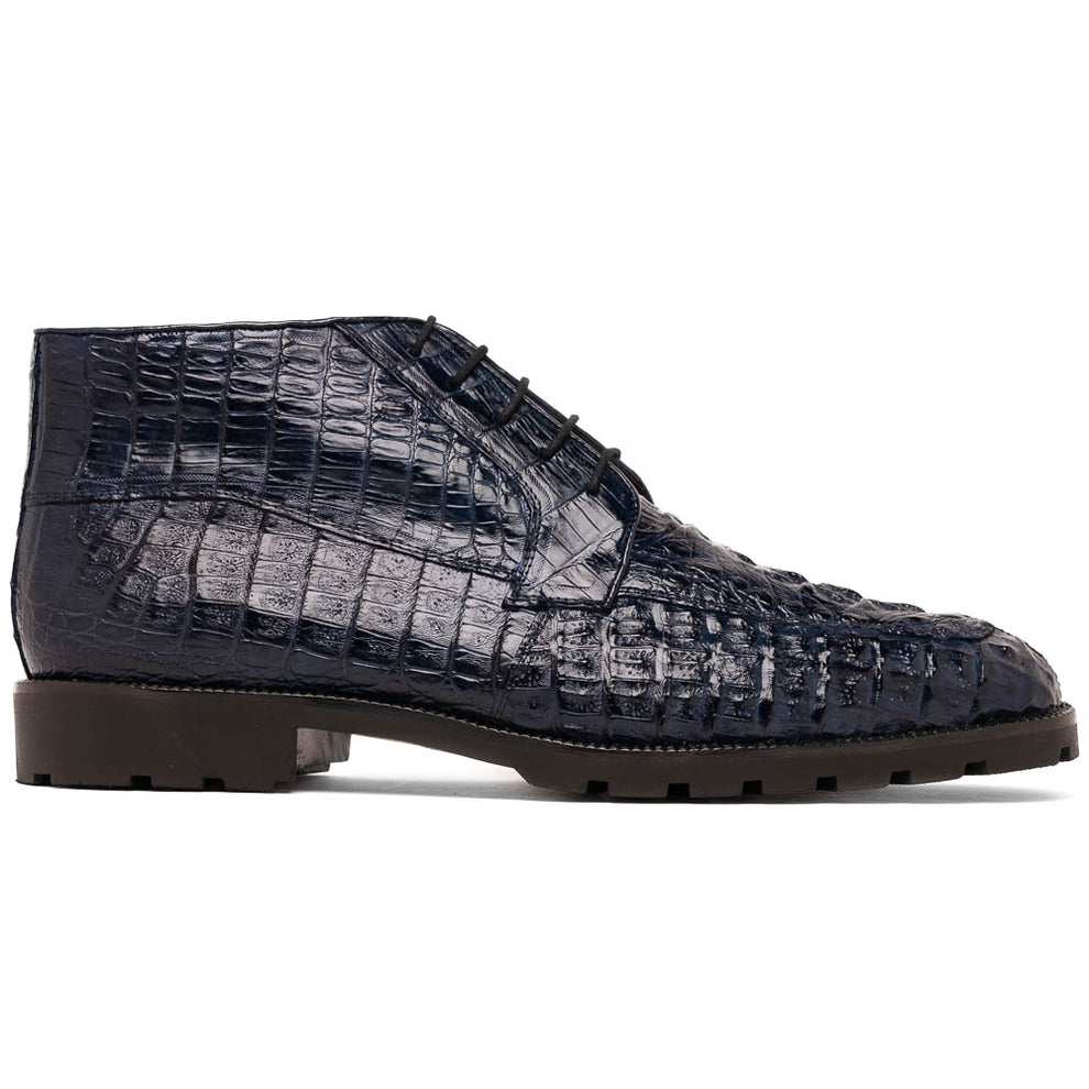 Marco Di Milano Martinelli Men's Shoes Exotic Crocodile Chukka Boots (MDM1189)