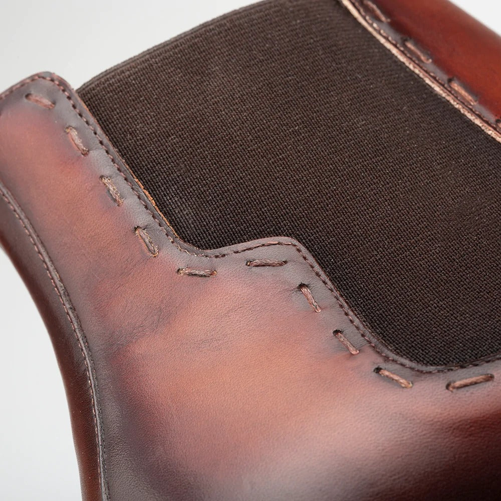 Mezlan E20484 Men's Shoes Calf-Skin Leather Chelsea Boots (MZ3520)