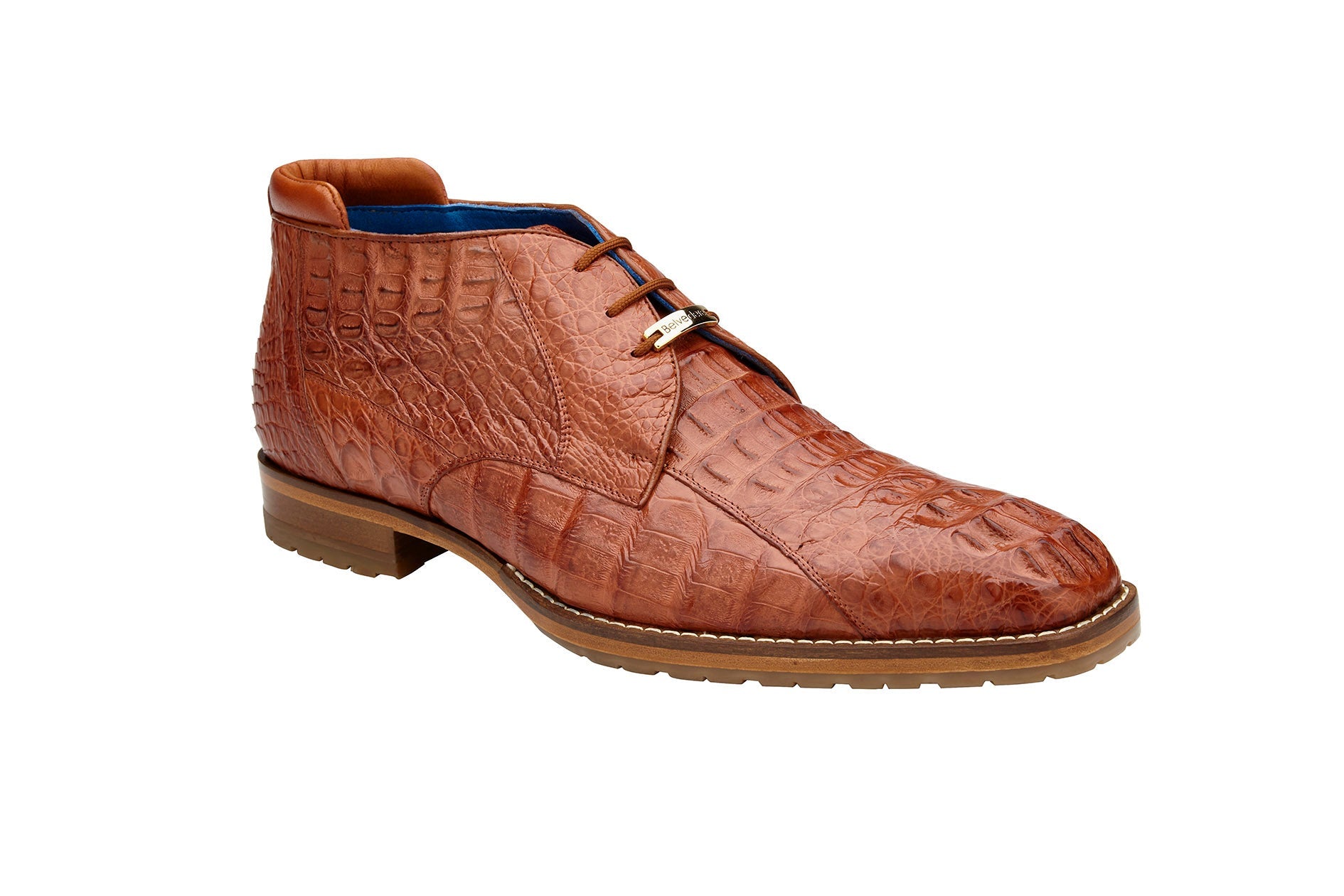 Belvedere Marcello R19 Men's Shoes Exotic Hornback Ankle Boots (BV3176)