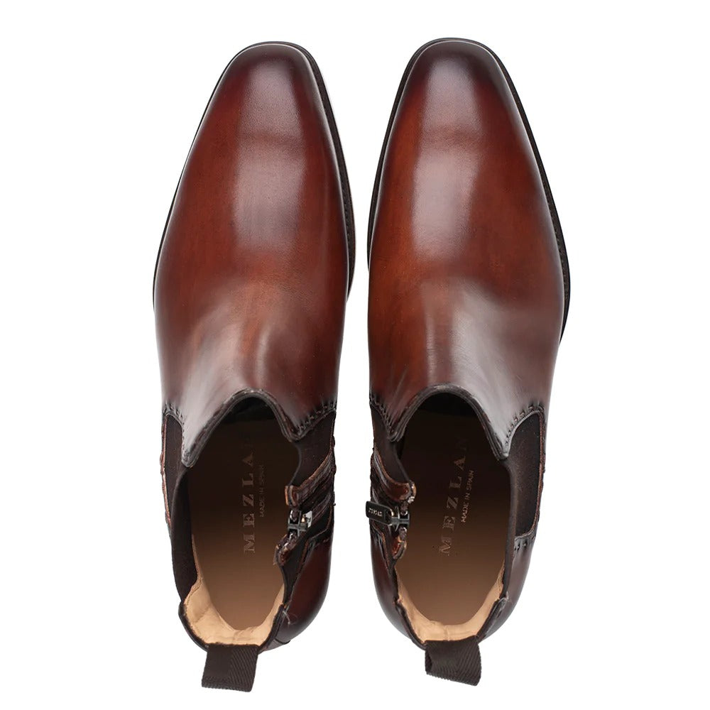 Mezlan E20484 Men's Shoes Calf-Skin Leather Chelsea Boots (MZ3520)