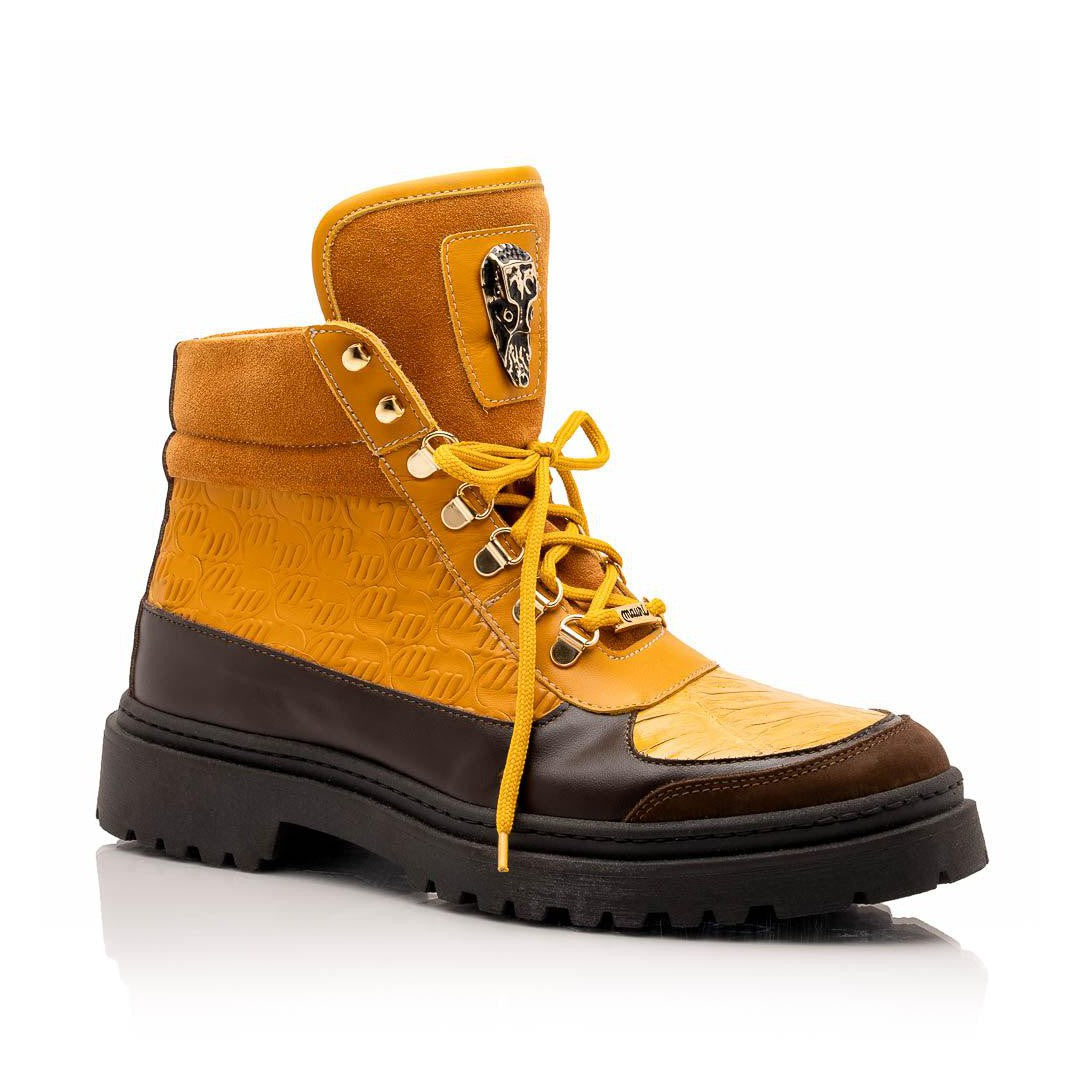 Mauri Renegade 3271 Men's Shoes Exotic Crocodile / Nubuck / Nappa / Suede Leather Boots (MA5629)