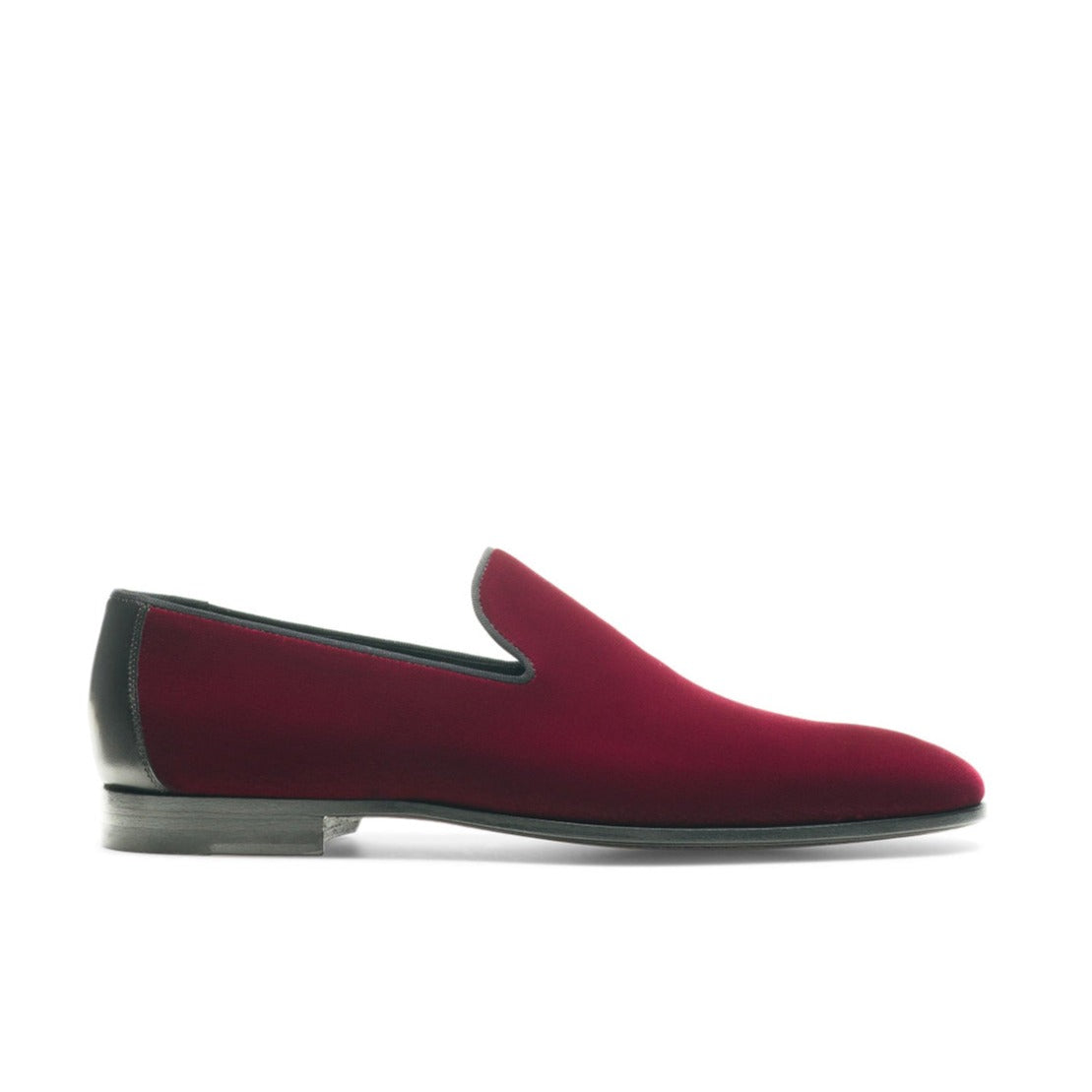 Magnanni Jareth 22334 Men's Shoes Burgundy Velvet Formal/Dress Loafers (MAGS1117)
