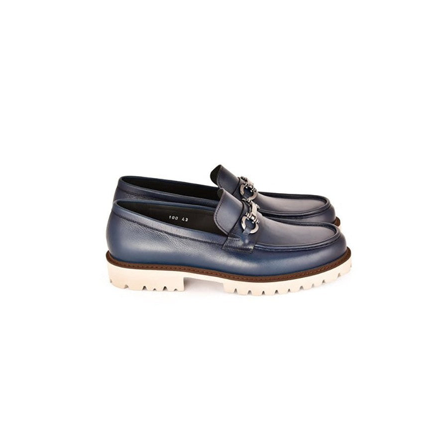 Corrente 7887 Men's Shoes Calf-Skin Leather Horsebit Loafers (CRT1516)