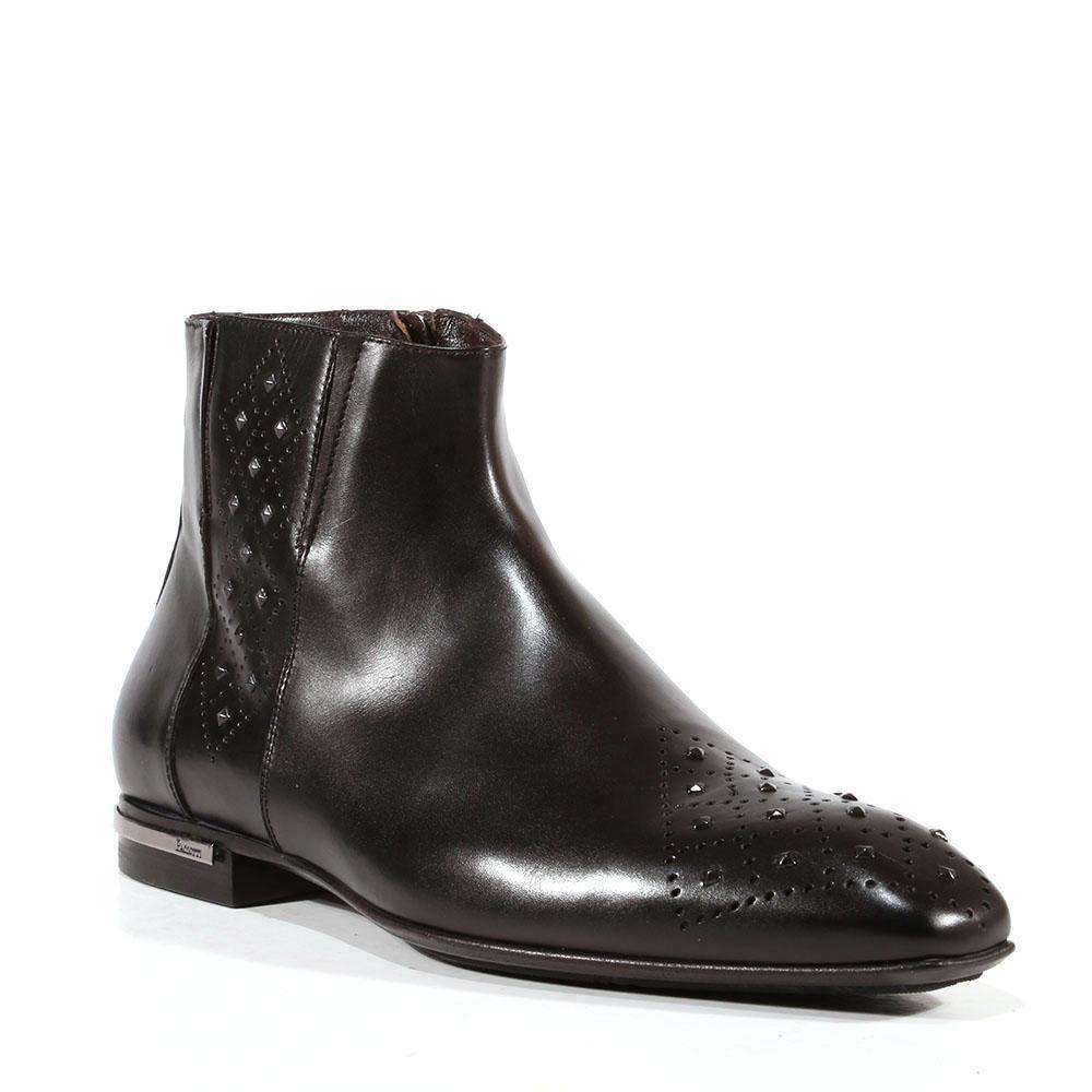 Cesare Paciotti Luxury Italian Men's Designer Shoes Baby Lux Black Boots (CPM3027)