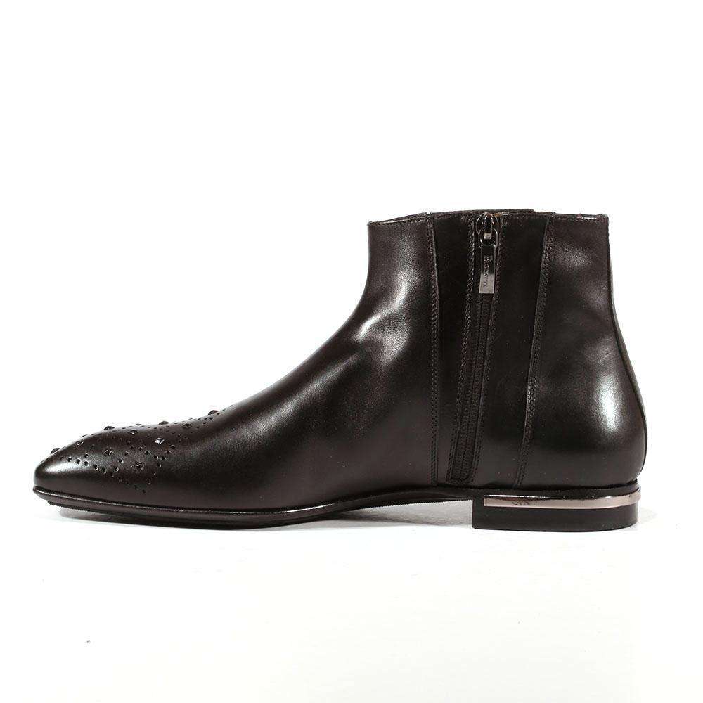 Cesare Paciotti Luxury Italian Men's Designer Shoes Baby Lux Black Boots (CPM3027)