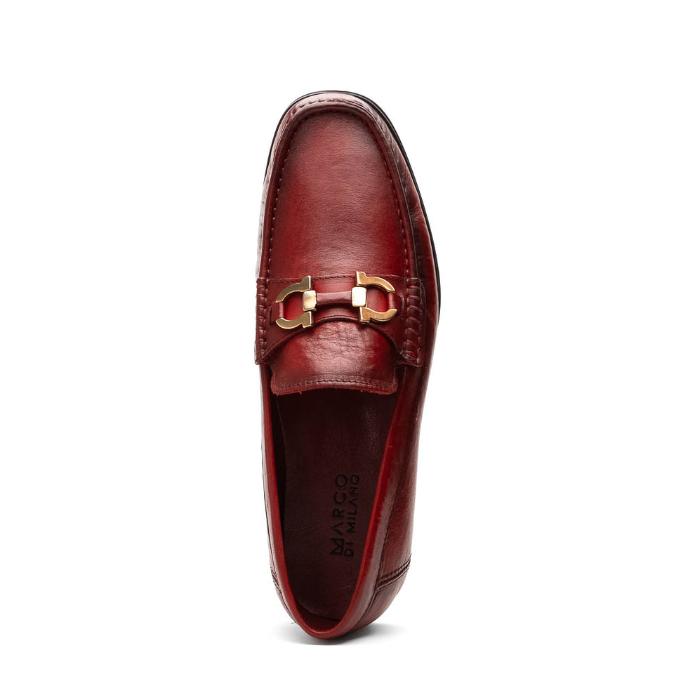 Marco Di Milano Atrani Men's Shoes Calf-Skin Leather Moccasin Loafers (MDM1185)