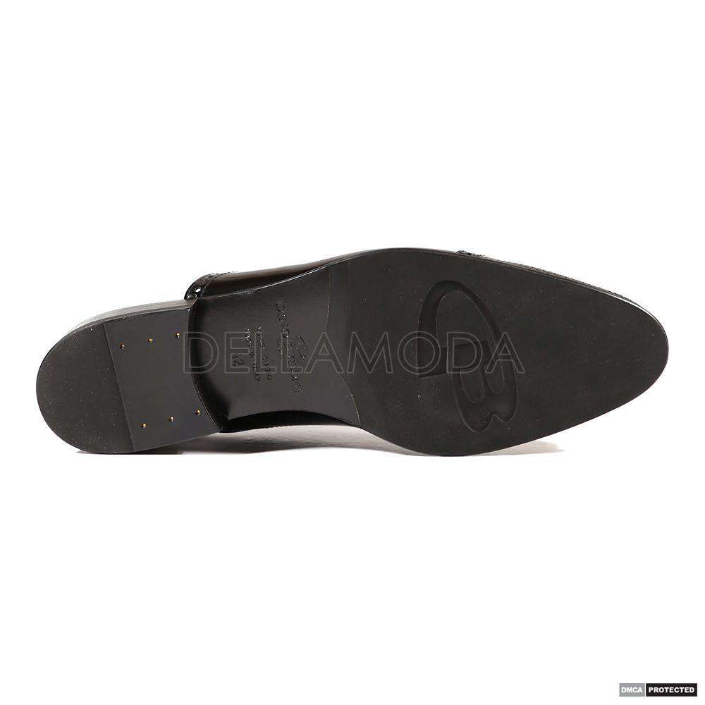 Dino Bigioni Designer Shoes Men's Italian Vit. Paradise White / Black Oxfords (DB1005)