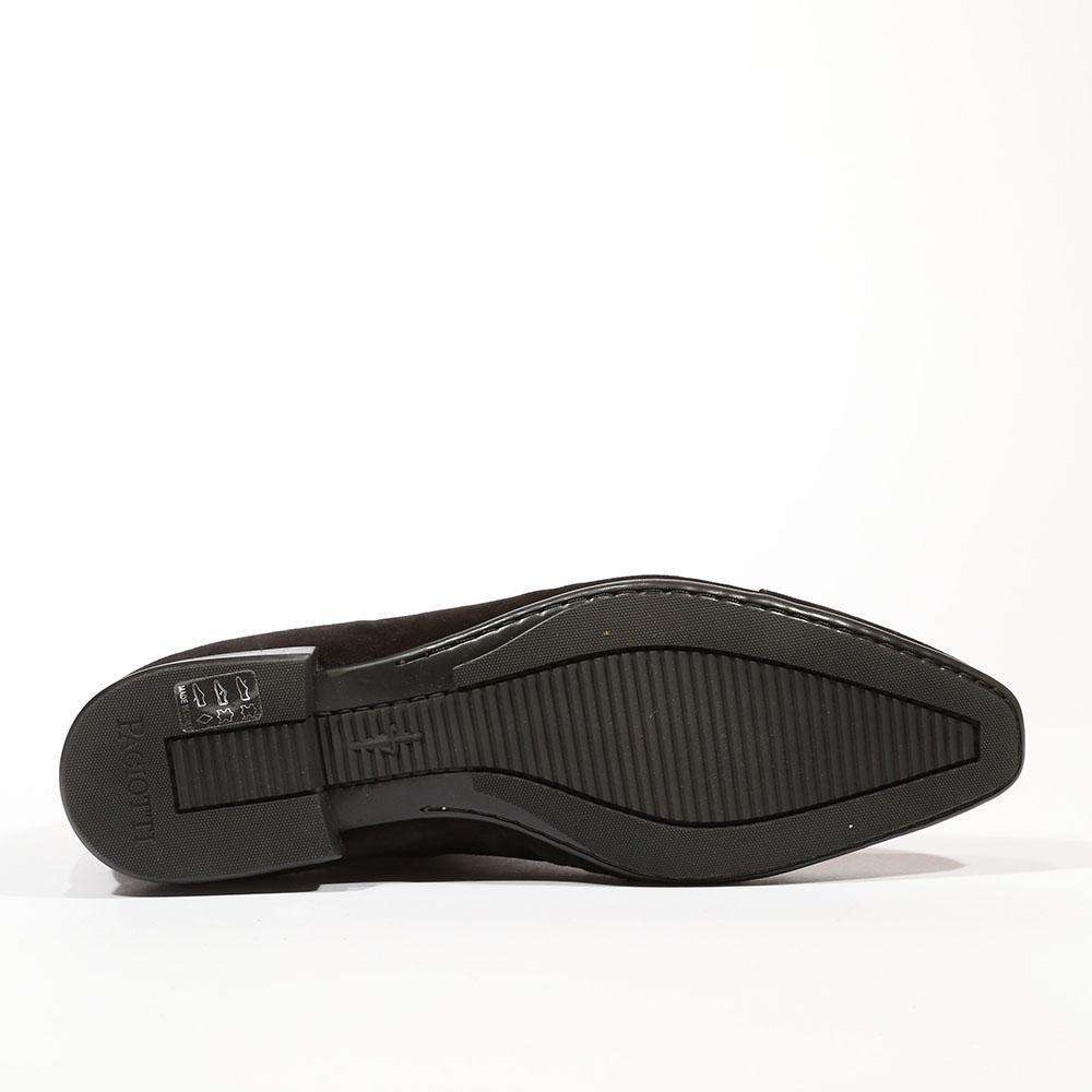 Cesare Paciotti Luxury Italian Men's Vit Camoscio Black Loafers (CPM5330)