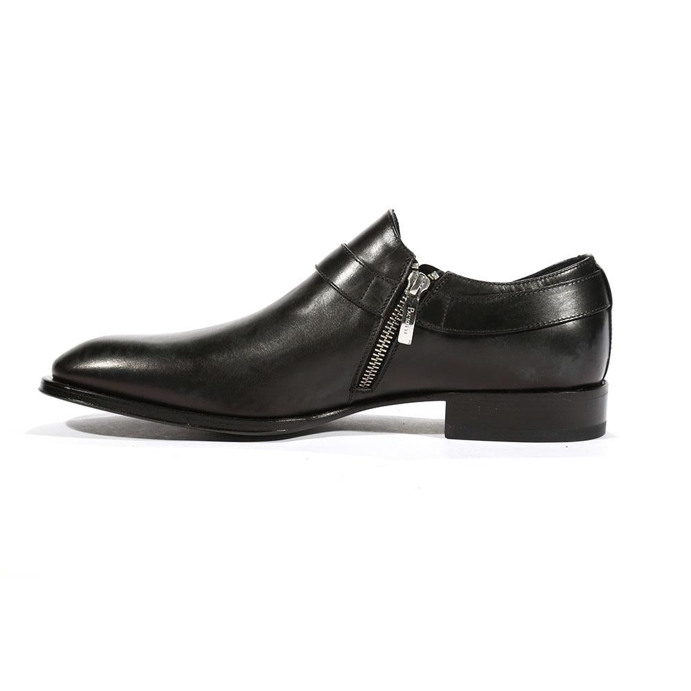 Cesare Paciotti Luxury Italian Men's Loafers Baby Black Lux T Designer Shoes (CPM5472)