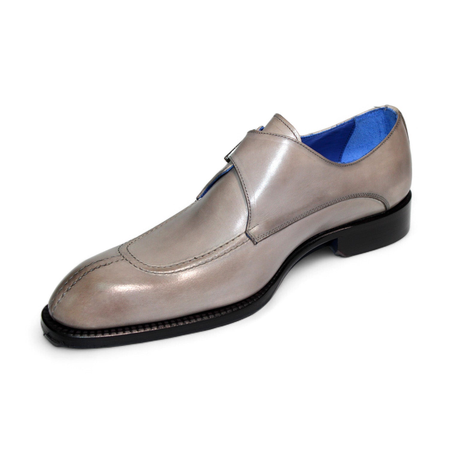 Emilio Franco Bernardo Men's Shoes Calf-Skin Leather Monkstraps Loafers (EFA1002)