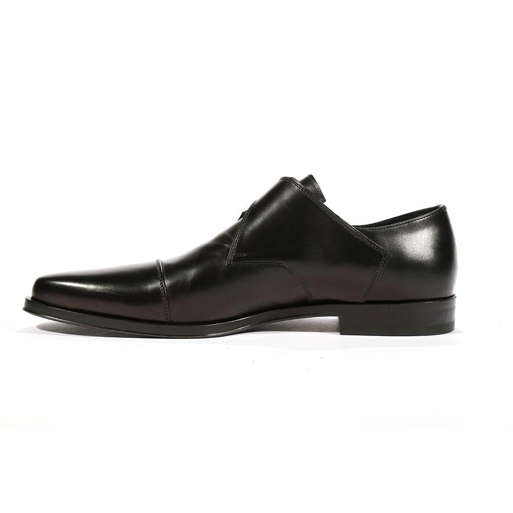 Cesare Paciotti Luxury Italian Men's Buckhold Loafers Baby Lux Black P Designer Shoes (CPM5418)