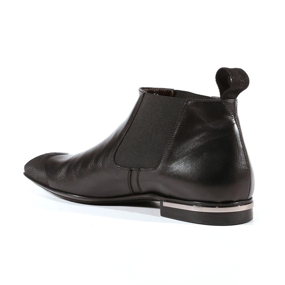 Cesare Paciotti Luxury Italian Men's Designer Shoes Baby Lux Black Boots (CPM3023)