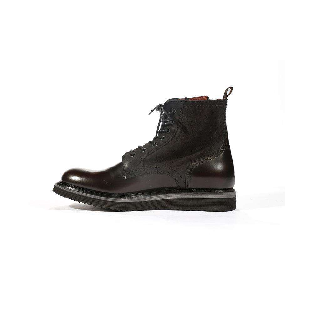 Corvari Men's Dover Bordo Burgundy High-Top Boots (COR1013)
