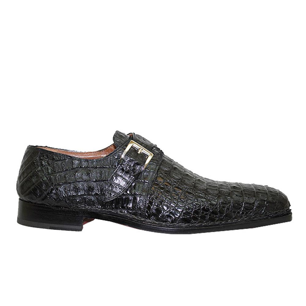 Mauri Men's Shoes Crocodile Black Loafers Art 1172 (MA4701)