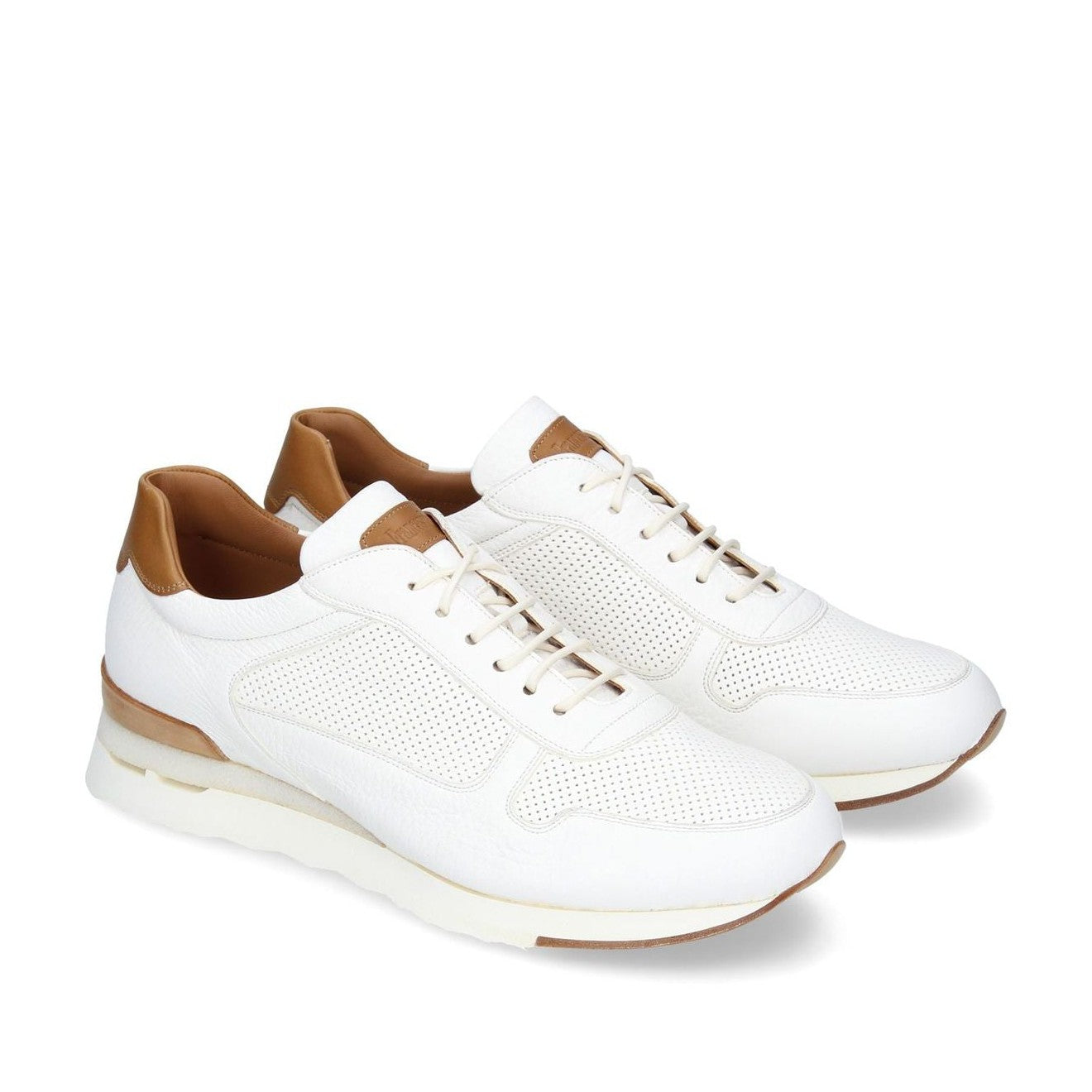 Franceschetti Nara Men's Shoes Deer-Skin Leather Casual Sneakers (FCCT1042)