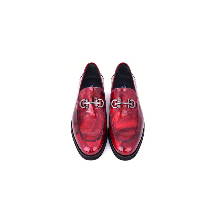 Corrente 7249 Men's Shoes Calf-Skin Leather Formal Horsebit Loafers (CRT1514)