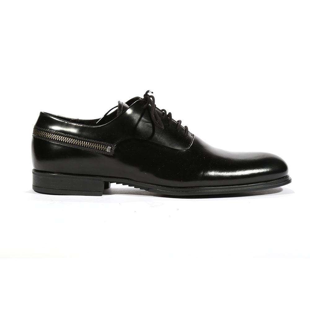 Cesare Paciotti Luxury Italian Men's Oxfords Baio Black SL Designer Shoes (CPM5435)