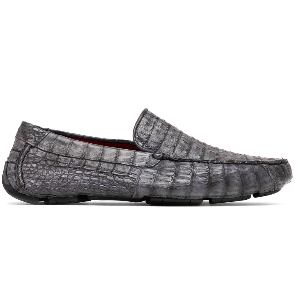 Marco Di Milano Remo Men's Shoes Exotic Crocodile Moccasin Driver Loafers (MDM1188)