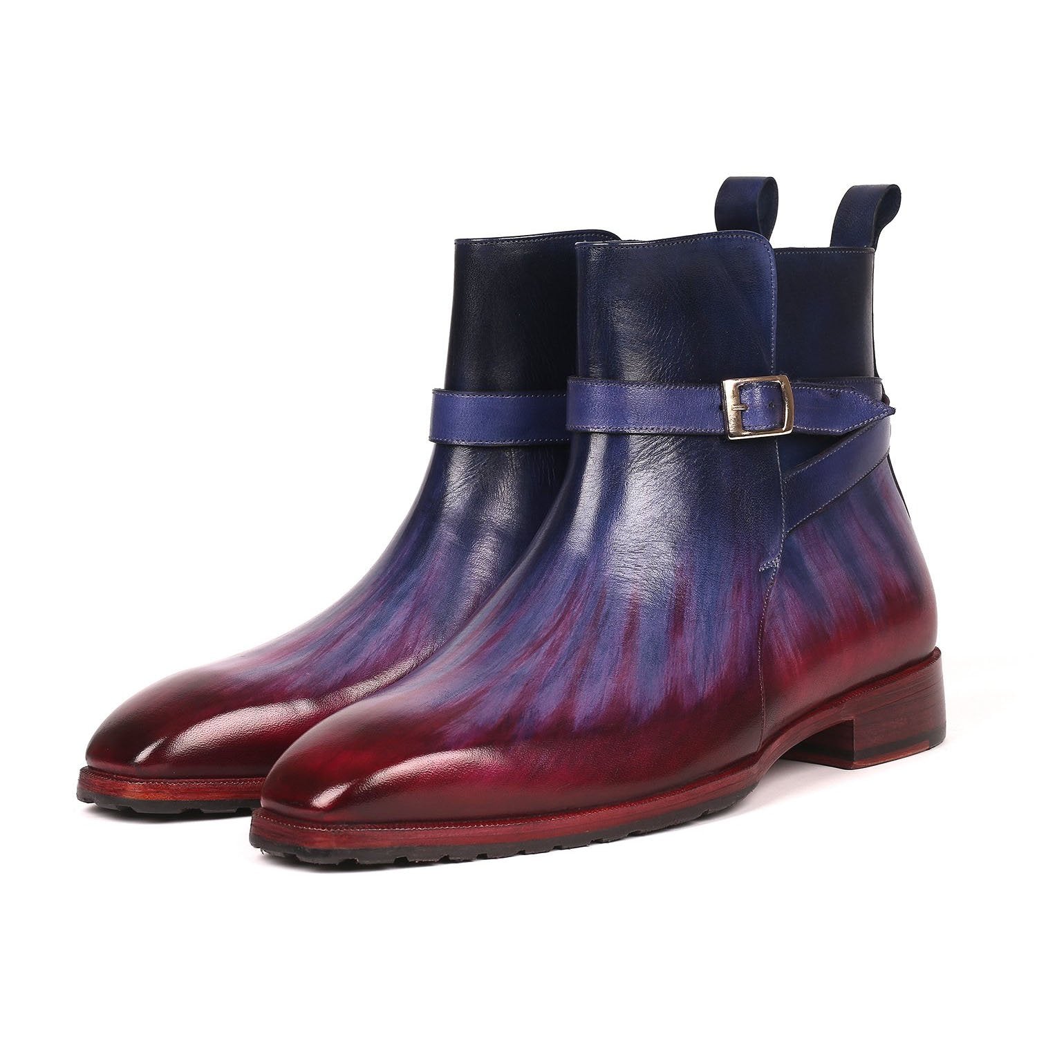Paul Parkman 955MIX32 Men's Shoes Multi-Color Patina Leather Jodhpur Boots(PM6257)