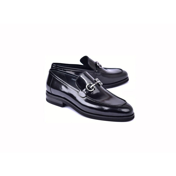 Corrente 7249 Men's Shoes Calf-Skin Leather Formal Horsebit Loafers (CRT1514)