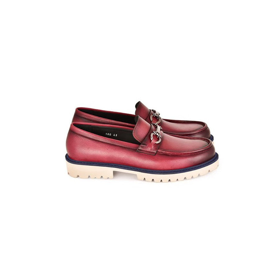 Corrente 7887 Men's Shoes Calf-Skin Leather Horsebit Loafers (CRT1516)