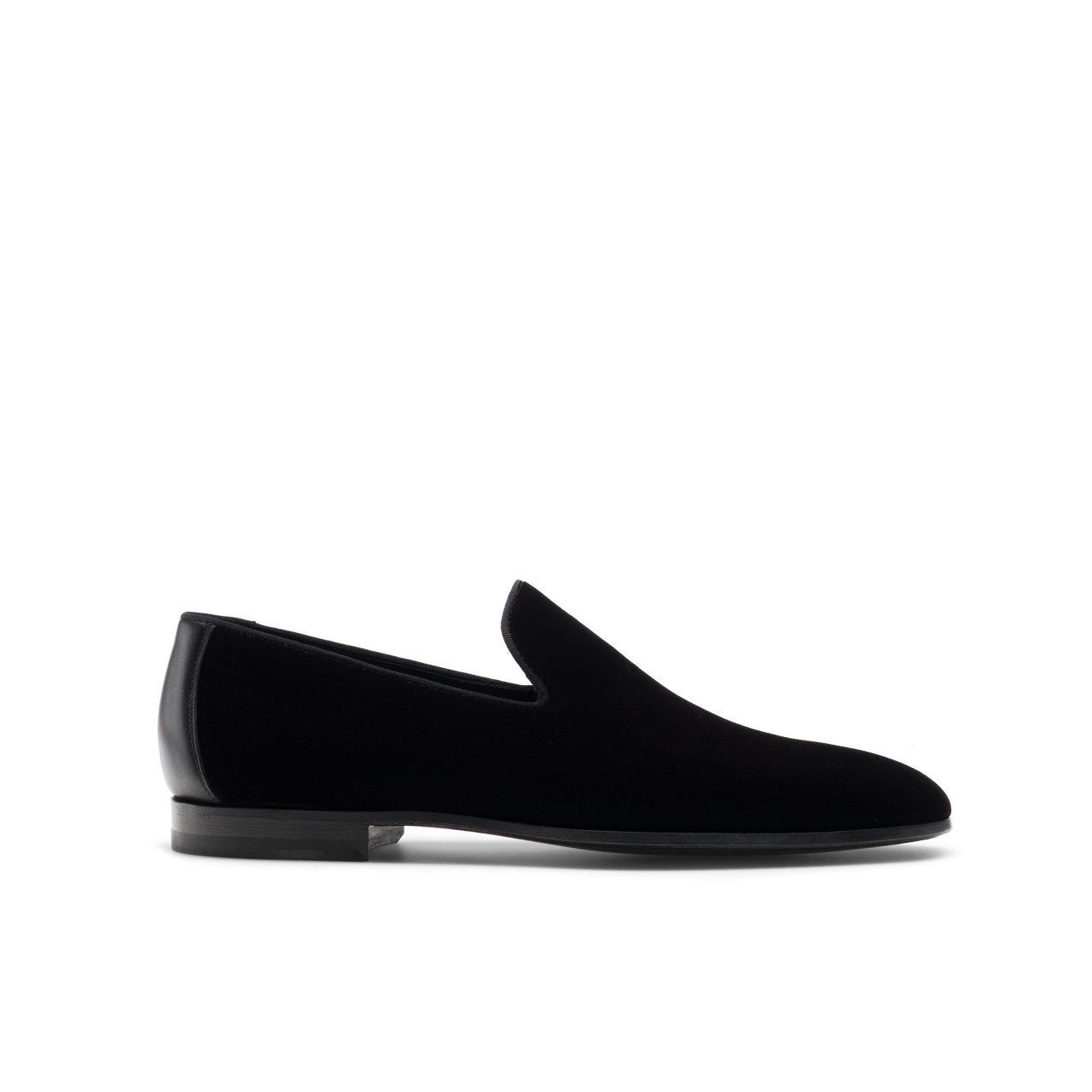 Magnanni Jareth 22334 Men's Shoes Black Velvet Formal/Dress Loafers (MAGS1118)