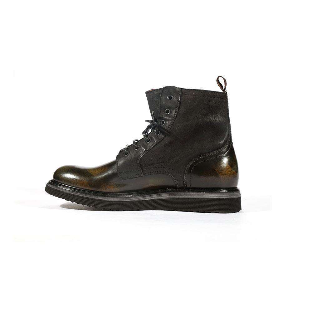 Corvari Men's Dover Militare Military Green High-Top Boots (COR1012)