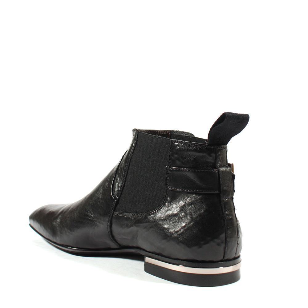 Cesare Paciotti Luxury Italian Men's Designer Shoes Nappa Rete Black Leather Boots (CPM2528)