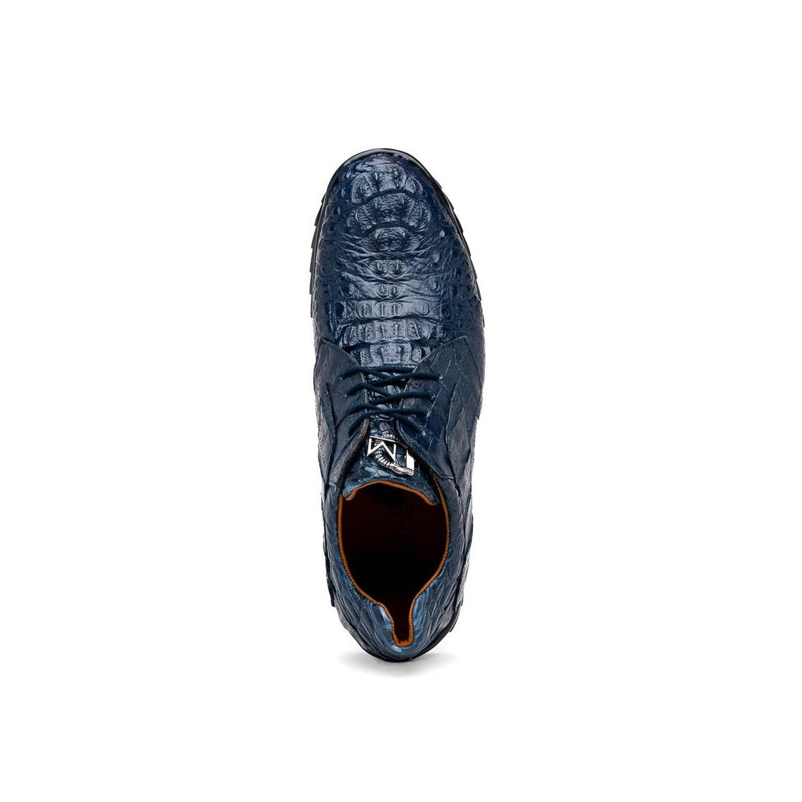 Marco Di Milano Kratos Men's Shoes Brown Exotic Caiman Crocodile Sport Sneakers (MDM1176)