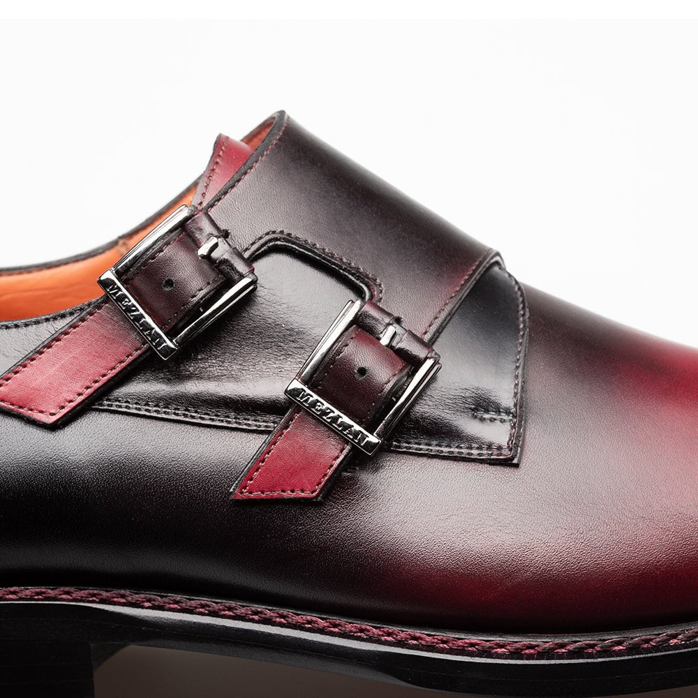 Mezlan Pintor 21244 Men's Shoes Calf-Skin Leather Double Monk-Straps Loafers (MZ3759)