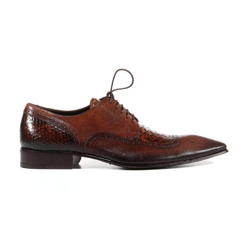 Jo Ghost Men's Designer Shoes Inglese Crust Leather Oxfords (JG2301)