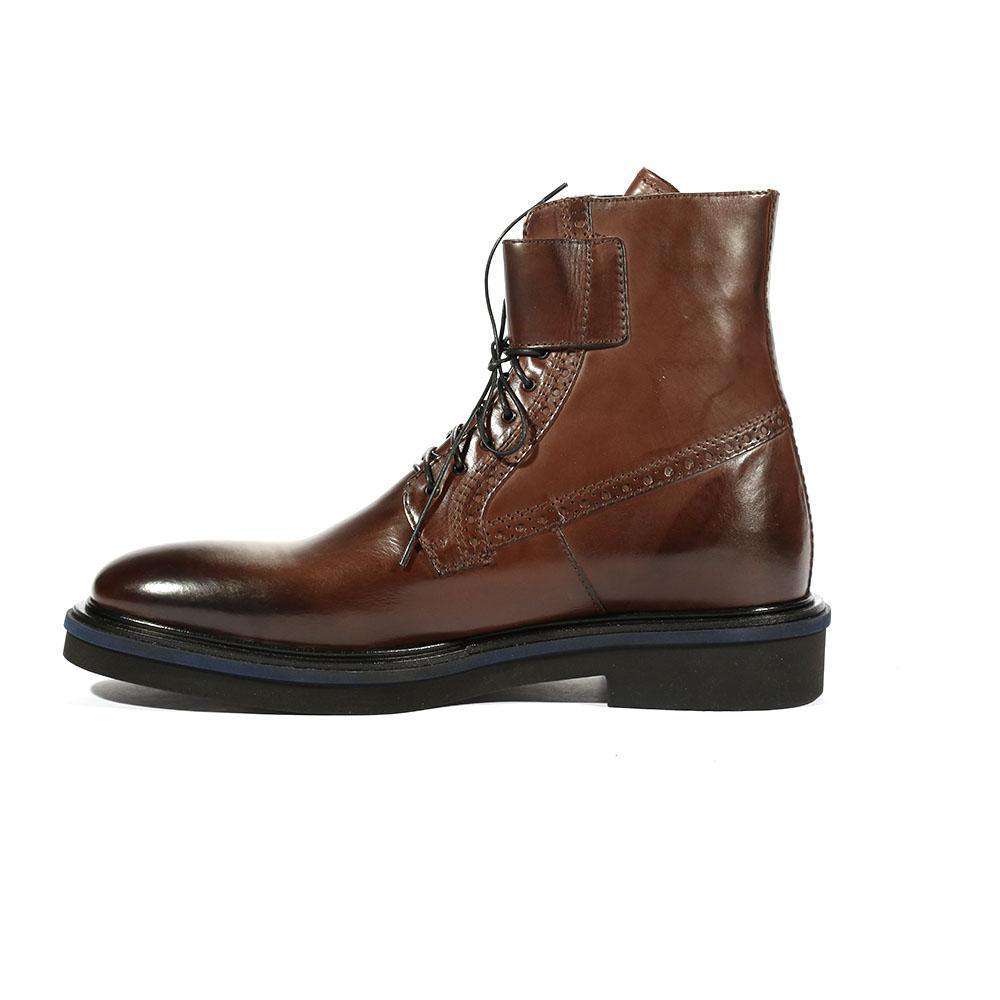Cesare Paciotti Luxury Italian Men's Boots Buckhold Foam Caffe 308 Madison Designer Shoes (CPM5400)