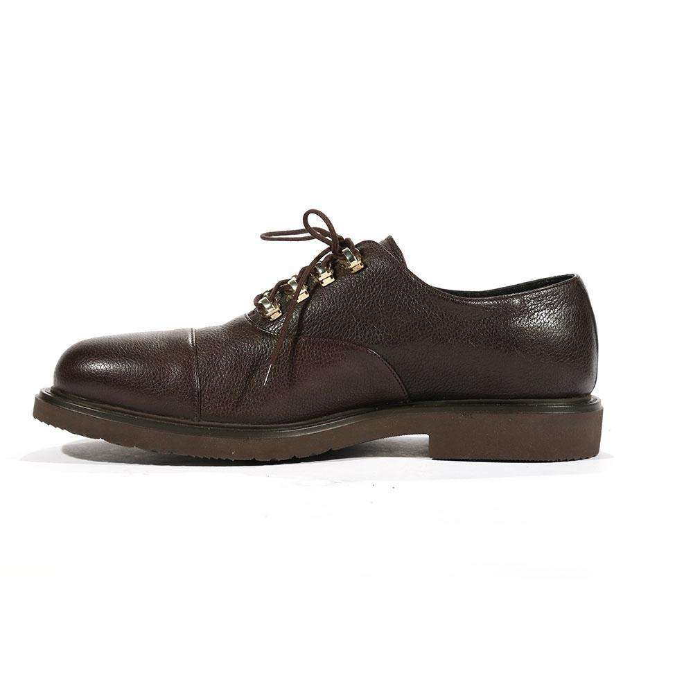 Cesare Paciotti Luxury Italian Men's Oxfords Brown Foam Bufalo T Moro G Designer Shoes (CPM5474)