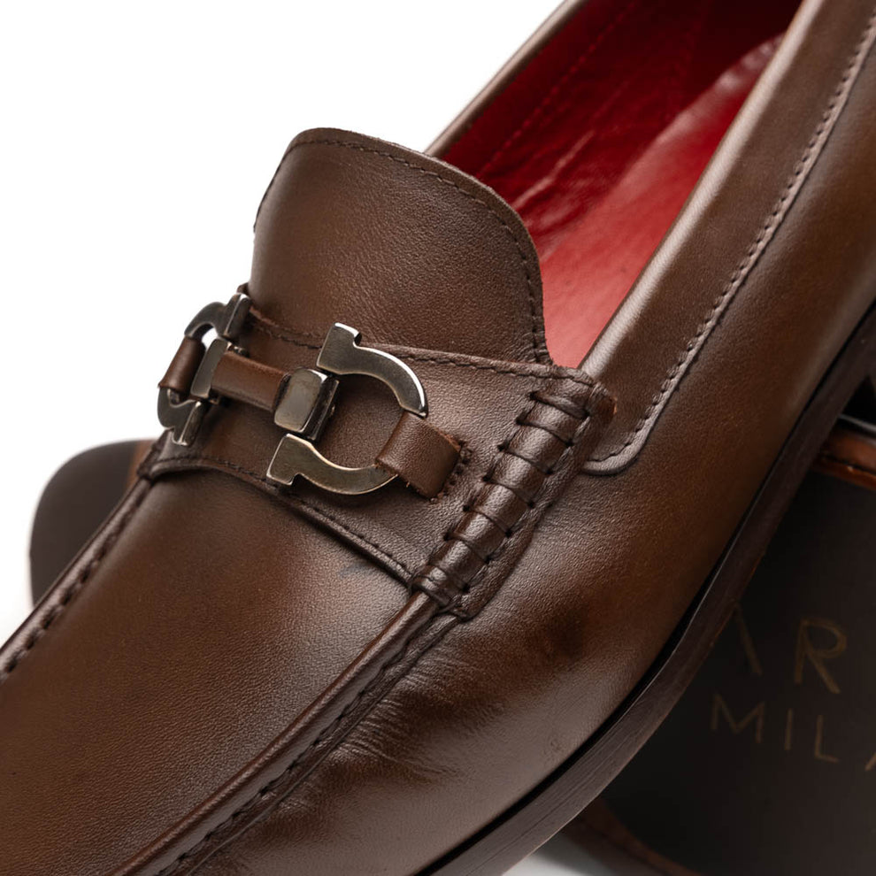 Marco Di Milano Cassarano Men's Shoes Calf-Skin Leather Moccasin Loafers (MDM1184)