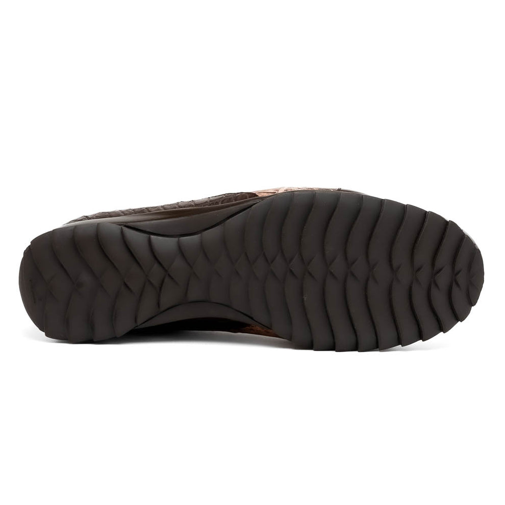 Marco Di Milano Cairo Men's Shoes Exotic Alligator Casual Sneakers (MDM1193)
