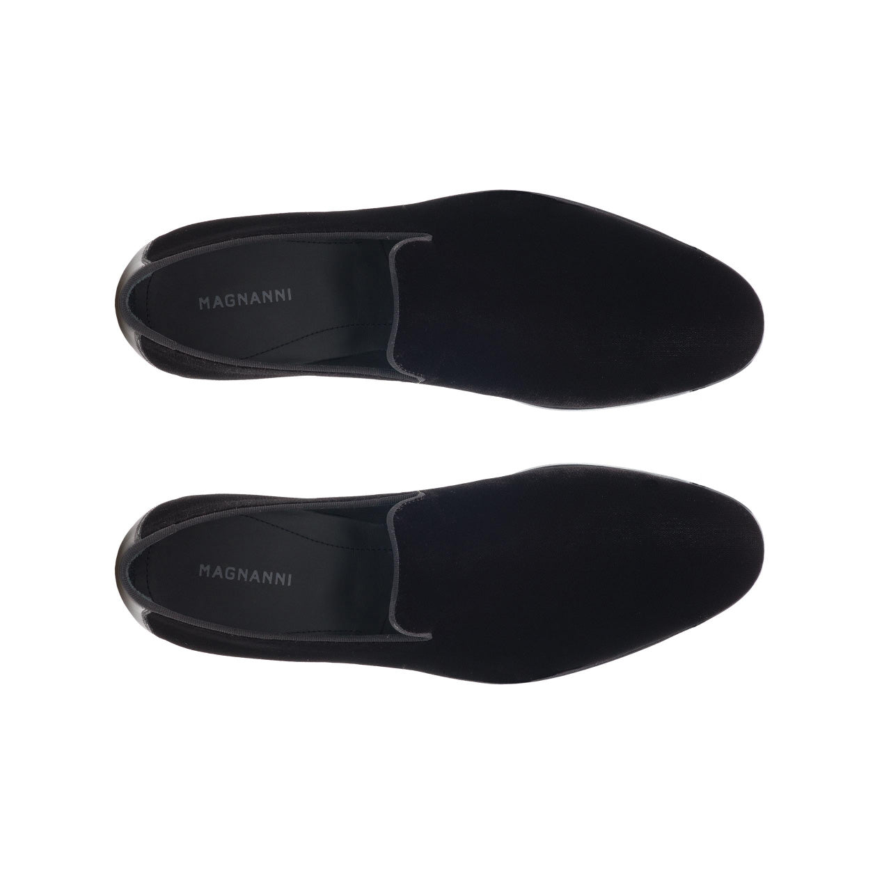 Magnanni Jareth 22334 Men's Shoes Black Velvet Formal/Dress Loafers (MAGS1118)