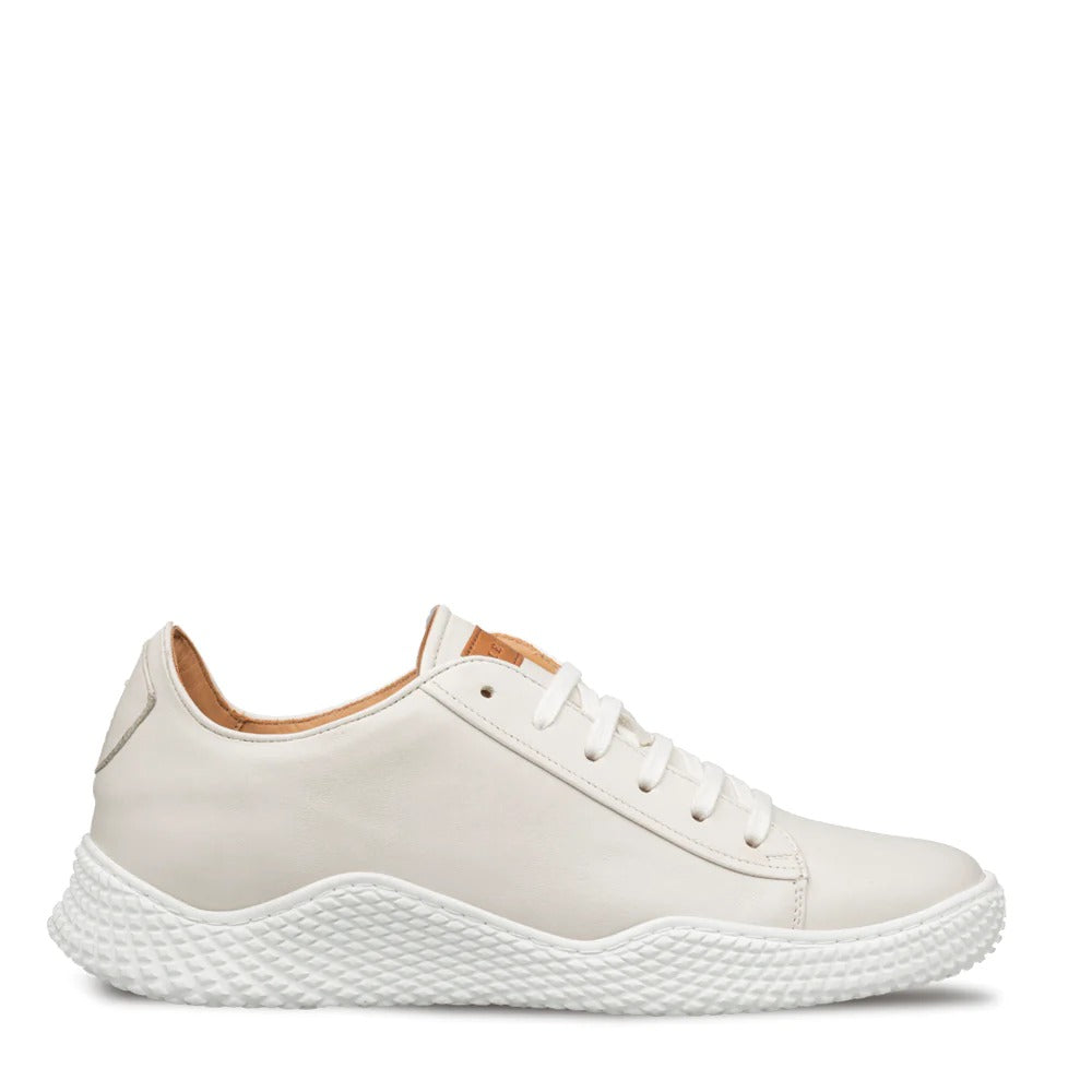Mezlan A20604 Men's Shoes White Calf-Skin Leather Casual Sneakers (MZ3601)