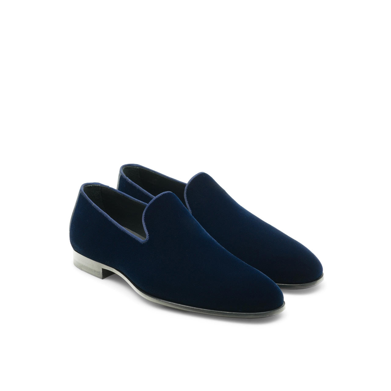 Magnanni Jareth 22334 Men's Shoes Navy Velvet Formal/Dress Loafers (MAGS1121)