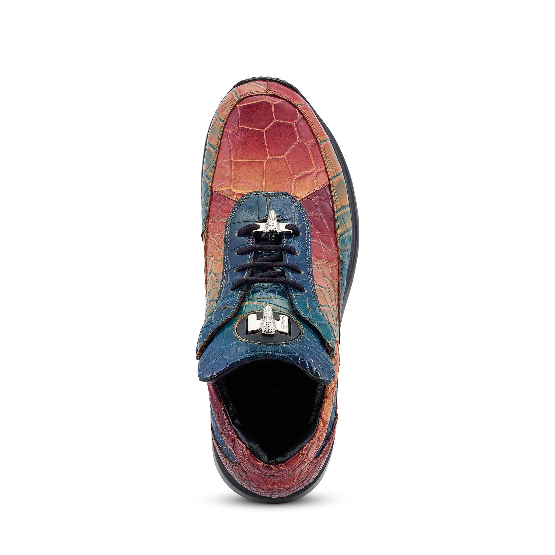 Mauri Bloodshed 8900/2 Men's Shoes Multi-Color Exotic Alligator Casual Sneakers (MA5485)