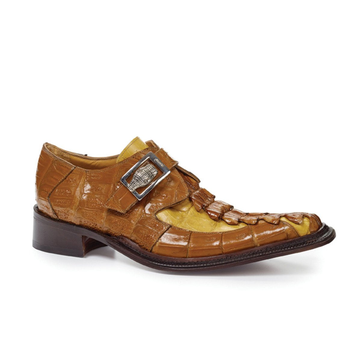 Mauri Men's Shoes Baby Croc Corn & Baby Croc Yellow Pepper & Hornback Corn Loafers Art 44192 (MA4659)