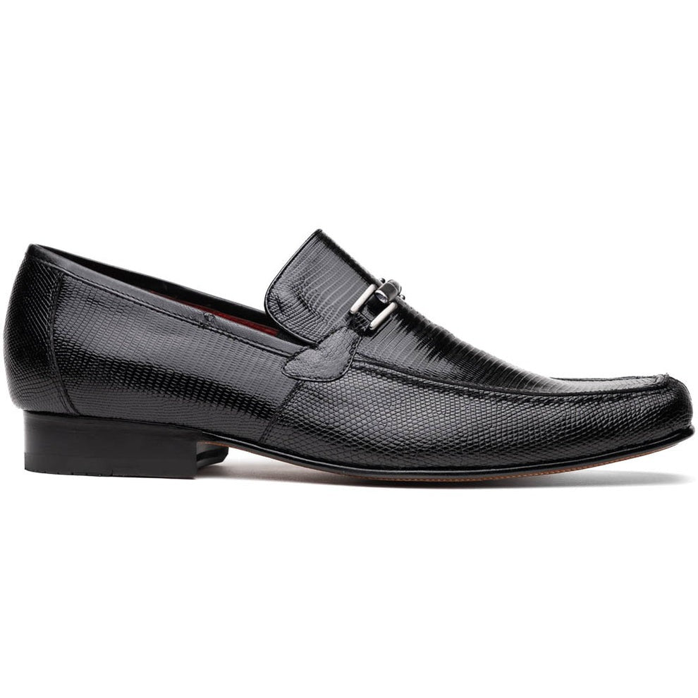 Marco Di Milano Fabro Men's Shoes Exotic Lizard Horsebit Loafers (MDM1081)