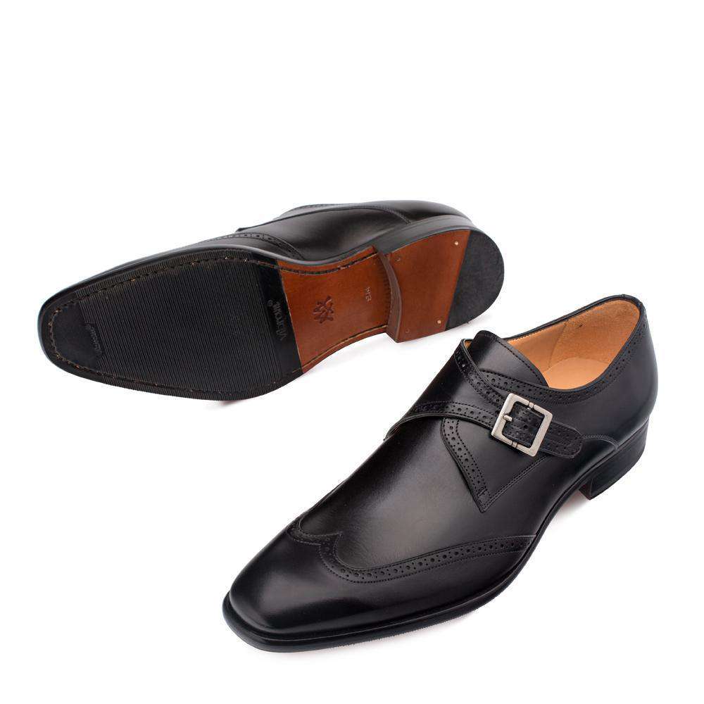 Mezlan Forest Men's Designer Shoes Black Loafers 9268 (MZ3004)