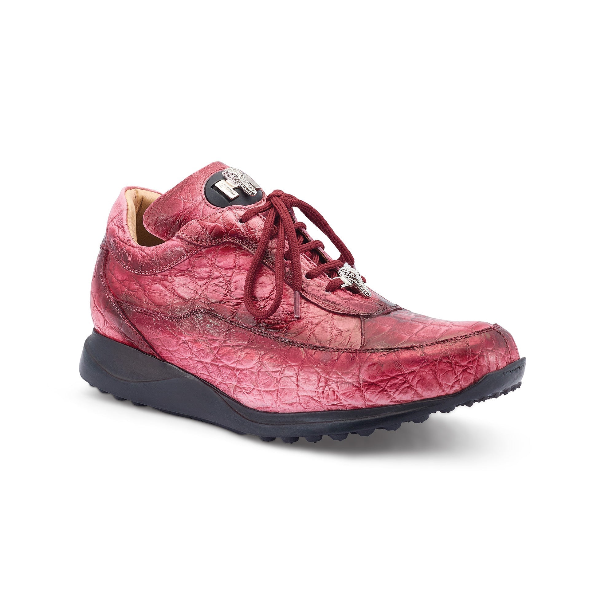 Mauri Bloodshed 8900/2 Men's Shoes Dirty Taste of Berry Exotic Alligator Casual Sneakers (MA5509)