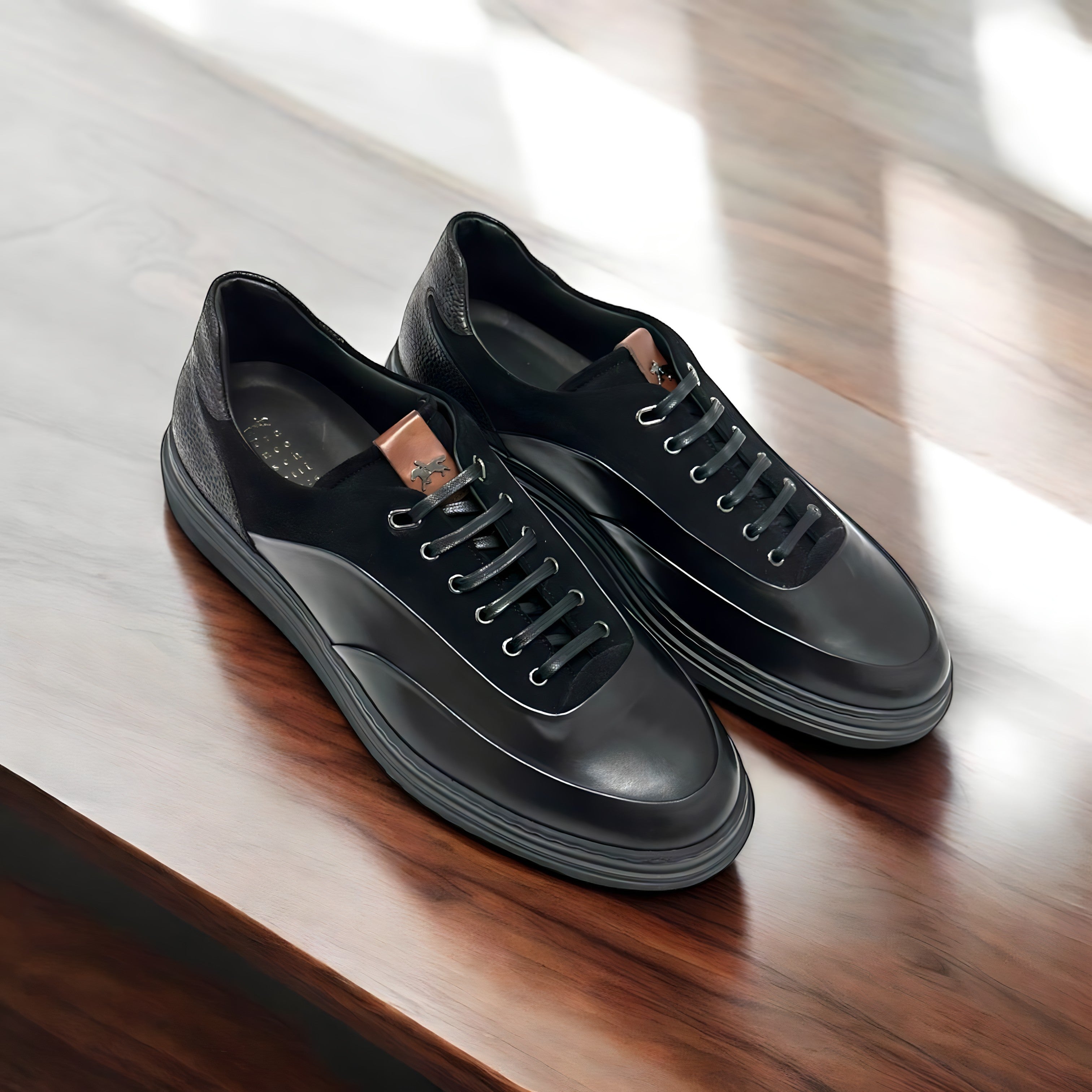 Franceschetti Monza Men's Shoes Suede / Calf-Skin Leather Casual Sneakers (FCCT1092)