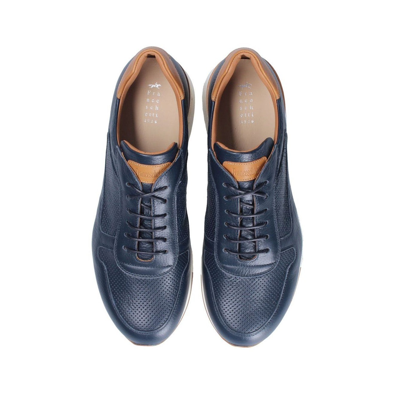 Franceschetti Nara Men's Shoes Deer-Skin Leather Casual Sneakers (FCCT1042)