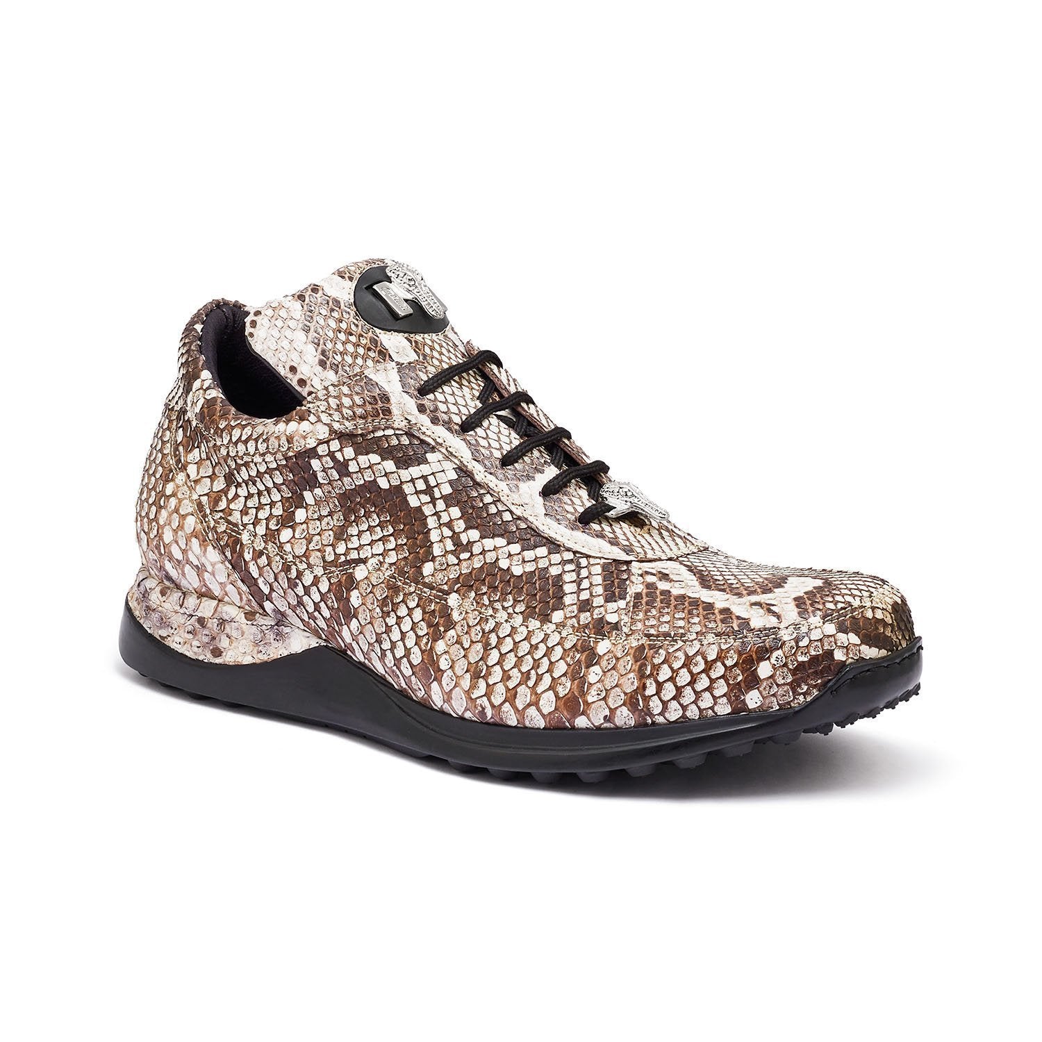 Mauri 8900/2 Serpentor Men's Shoes Natural Snake-Skin Casual Sneakers (MA5328)