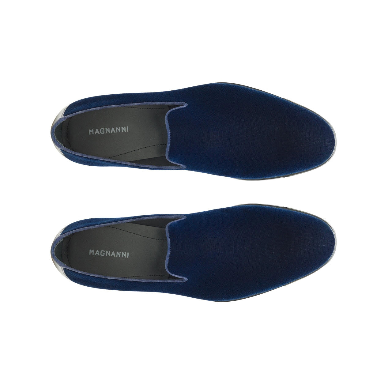 Magnanni Jareth 22334 Men's Shoes Navy Velvet Formal/Dress Loafers (MAGS1121)