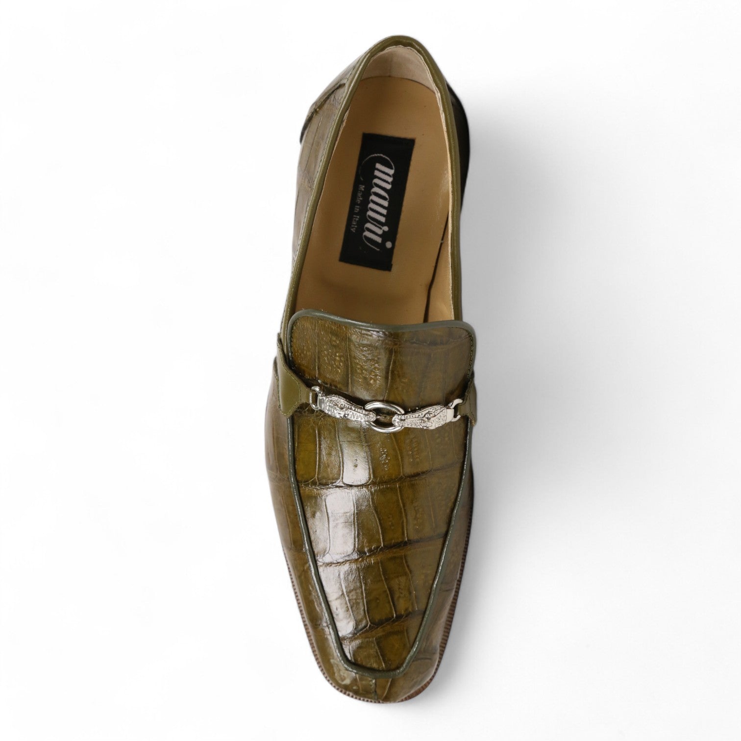 Mauri 4800/5 Men's Shoes Exotic Crocodile Horsebit Loafers (MA5652)
