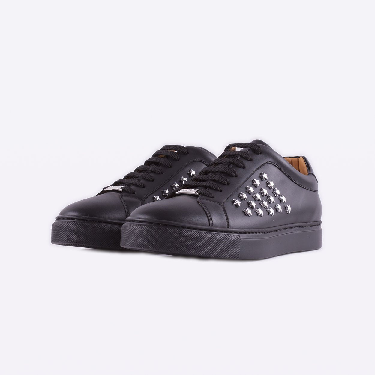 Mister 39630 Oter Men's Shoes Black Patent / Calf-Skin Leather Casual Sneakers (MIS1011)