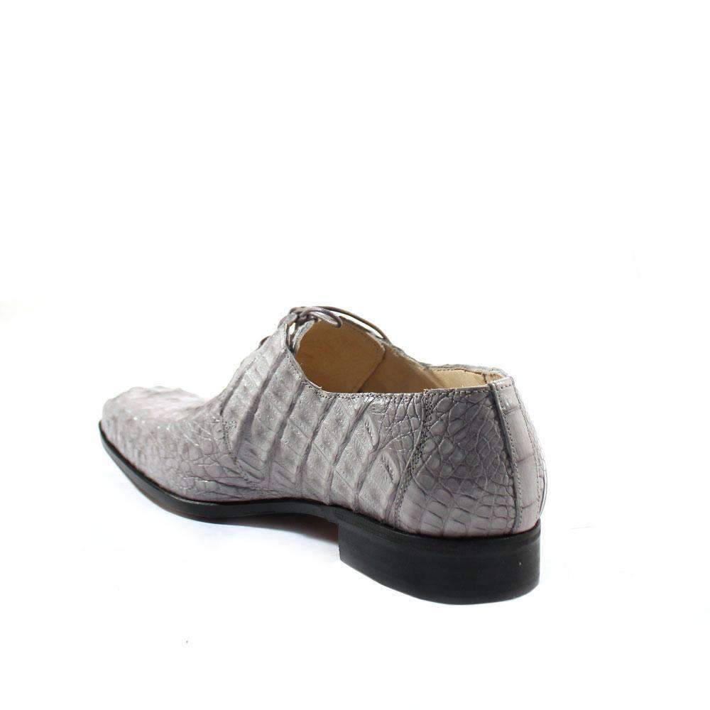 Fennix Designer Shoes Men's Designer Shoes Exotic Hornback Crocodile Platino Oxfords (FXS100) (Special Price)